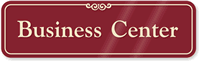 Business Center Sign