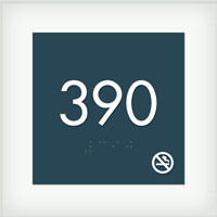 Room Number Sign w/NS Symbol