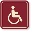Accessible symbol Sign