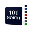 4 in. x 4 in. Braille Room Number Sign