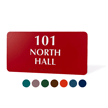 4 in. x 8 in. Braille Room Number Sign