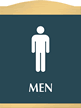 Men Graphic Braille Sign
