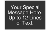 Custom Engraved Select-a-Color™ Sign