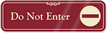 Do Not Enter Sign