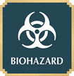 Biohazard, with Graphic and Braille