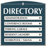 Directory Sign, 5-Panel