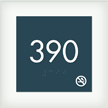 Room Number Sign w/NS Symbol