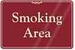 Smoking Area Sign