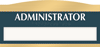 Nameplate with Title, changeable insert