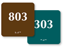 Custom Room Number Sign