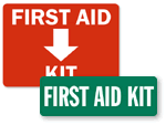 First Aid Kit Signs