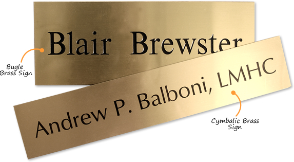 Brass Signs – a Guide Brass Signs – a Guide